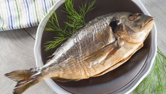 Дорадо горячего копчения